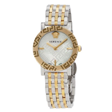 versace greca glass watch